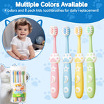RoseFish 8 Pack Kids Toothbrushes Extra Soft Toddler Toothbrush 2-8 Years Children Manual Toothbrushes for Clean Teeth Cute Kid Toothbrushes Make Your Toddler Love Brushing Teeth