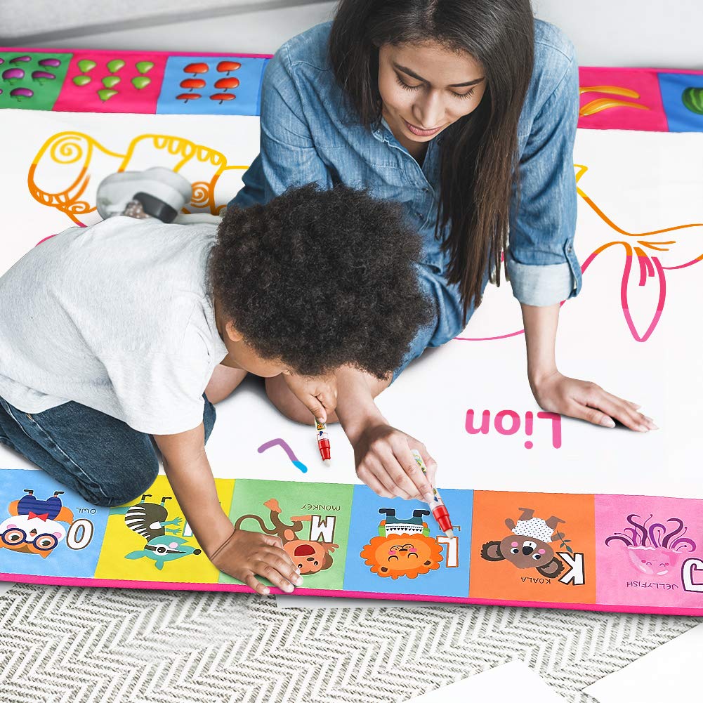 Water Doodle Mat - Kids Painting Writing Doodle - Play Mats - Toyk ...