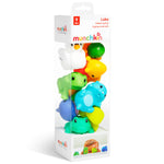 Munchkin Baby Bath Toy Squirts for Babies and Toddlers 9 Months and Up, Lake Animal Squirters, 8 Pack