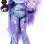 Monster High Doll, Abbey Bominable Yeti with Pet Mammoth Tundra & Accessories Including Furry Scarf & Snowflake Backpack