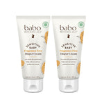 Babo Botanicals Sensitive Baby Fragrance-Free Diaper Cream - 25% Natural Zinc Oxide - Calendula, Shea & Cocoa Butter - EWG Verified - Vegan