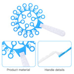 Bubble Wands Set, 28 Pcs Large Bubble Wand with Tray, Great for Kids Summer Outdoor Bubble Party Favors