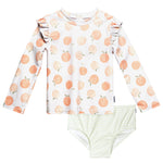 Gerber Baby Girls Rashguard Set Peaches 18 Months