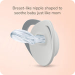 NUK Glow-in-the-Dark Orthodontic Pacifier with Heart-Shaped Shield, BPA-Free, fits 18-36 Months, 4-Pack