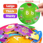 SmarLearnio Alphabet Puzzle, ABC Puzzles for Toddlers, Alphabet Learning Toys for Kids Ages 3-5, Pre-k Lowercase Uppercase Letter Game, Kindergarten Classroom Must Haves Preschool Learning Activities