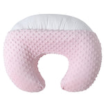 DONOMILO Nursing Pillow and Positioner Breastfeeding and Bottle Feeding, Propping Baby, Tummy Time, Sitting Support for Baby Boy Baby Girl, with Removable Dots Cover (Blushing Bride)