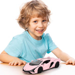BDTCTK 1/36 Lamborghini Sián FKP37 Diecast Car Models, Zinc Alloy Toy Pull Back Vehicles Toy Cars for Toddlers Kids Boys Girls Gift (Pink)