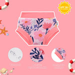 ALVABABY Swim Diapers 3pcs Baby & Toddler Reusable Waterproof Swimming Diaper for Boy's and Girl's for Swim Classes 3XBS02-18-24M
