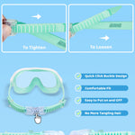 Aegend 2 Pack Swim goggles for Kids 3-15, Anti-Fog Anti-UV Wide Vision Waterproof, No leak Swimming goggles for Boys Girls