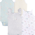 Gerber Baby Girls Multi-Pack Sleeveless Onesies Bodysuit