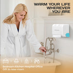 Homeleafy 2-in-1 Auto Dry&Wet Wipes Warmer, 3s Smart Dry-to-Wet Warming Technology Portable Wipes Dispenser with Clean Light&Mist Control,Desktop/Wall Mounted Baby Diaper Warmer for Newborns,Outdoor
