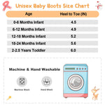 L-RUN Winter Lightweight Boots Baby Shoes Boy Girl Infant Sneakers Winter Warm First Walkers Brown 18-24 Months Infants