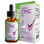 Nature's Nutra Happy Zinc, Premium Liquid Zinc for Baby, Infant, Kids and Children, TRAACS Chelate Zinc, High Bioavailability, Non-GMO, Kosher, 2 Fl. Oz (60ml)