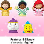 Fisher-Price Little People Toddler Toy Disney Princess Advent Calendar, 24 Figures & Accessories for Preschool Pretend Play Ages 18+ Months