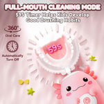 Axolotl Kids Electric U Shaped Sonic Toothbrush,59S Timer-Age2-15 Pink