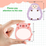 Fancy Land 24 Pads Cute Sticky Notes Cartoon Animal Pattern Sticky Notes for Teachers Classrooms 720 Sheets Memo Pads Teacher Appreciation Nurse End of Year Graduation Gift Home Office Supplies Cute