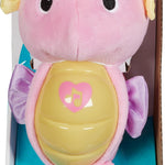 Fisher-Price Musical Baby Toy, Soothe & Glow Seahorse, Pink Plush Sound Machine with Lights & Volume Control for Newborns