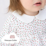 pureborn Baby Girls Long Sleeve Cotton Dress with Bloomer Playwear Dress with Headband Pink Flower 9-12 Months