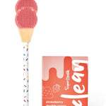 SuperMouth® Double Scoop Kids Tongue Scraper – Dual-Sided Brush & Scraper Removes Odor-Causing Buildup, Fights Bad Breath, Easy-Grip Ice Cream Design, 3 Yummy Scents, Ages 6-12, Essential Oral Care