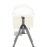 Dream On Me Lotus Bassinet and Bedside Sleeper in Ivory, Lightweight and Portable Baby Bassinet, Adjustable Height Position, Easy to Fold and Carry Travel Bassinet- Carry Bag Included Small
