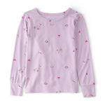 Carter's Girl PurelySoft Long-Sleeve 2-Piece Pajamas, Purple Fairytale, 3T