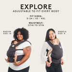 Baby Tula Explore Carriers - Breathable Baby Carrier Newborn to Toddler - Adjustable Toddler Carrier - Multiple Ergonomic Positions Front and Back - Ergonomic Fit for 7-45 lb - Mesh, Infinite