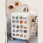 50pcs Anime One Piece Cartoon Stickers for Kids,Vinyl Waterproof Decal for Water Bottle Laptop Toy Sticker for DIY Decorate Bumper Phone Hard Hat Kids Teens Gifts (zshz)