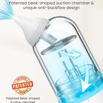 GROWNSY Nasal Aspirator for Baby, Upgraded 5 Suction Levels Baby Nose Sucker, IPX7 Waterproof Electric Nose Suction for Baby, Booger Sucker for Toddlers with Automatic Cleaning &Music &Light Functions