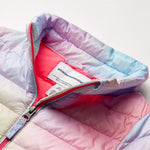 Amazon Essentials Toddler Girls' Lightweight Water-Resistant Packable Mock Puffer Jacket, Pink Ombre, 2T