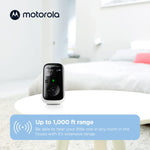 Motorola Nursery Baby Monitor, 1000ft Range PIP11 Audio Only, Nightlight, Lullabies, No WiFi Needed, Portable Parent Unit for Easy Monitoring