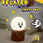 WANIDEA Cute Ghost Night Light, Warm Light Rechargeable Stepless Dimming Night Lights for Bedroom, Cute Little Buddy Ghost Anime Gifts, Funny Kids Room Decor for Teen Girls