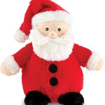 Bearington Nick Santa Claus Christmas Stuffed Animals - 6" Soft Christmas Stuffies for Kids with Red and White Hat, Soft Fur, and Weighted Bottom - Poseable Holiday Plush Toy - Gift for Teens and Kids