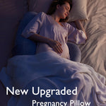 Momcozy Pregnancy Pillow, Original F Shaped Maternity Pillow for Pregnant Women with Adjustable Wedge Pillow, Full Body Support Pregnancy Pillows for Side Sleeping with Velvet Cover, Grey