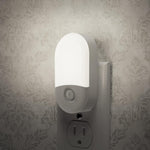 L LOHAS LED Night Lights Plug into Wall, [2 Pack] LED Dimmable Night Light with Light Sensors, 30/60LM Adjustable Brightness Nightlights, Soft White 3000K Automatic Night Light for Kid, Hallway