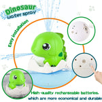 ZHENDUO Baby Bath Toys, Rechargeable Bath Toys, Whale Spray Water Bath Toy, Sprinkler Bathtub Shower Toys for Toddlers Kids Boys Girls, Pool Toy for Baby