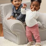 Fruit of the Loom Cozy Thermal Wrap Booties with Non-Slip Grips for Baby & Toddler Girls, Boys, Unisex - Chocolate(12-18 Months)