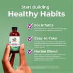 USDA Organic Gripe Water for Babies by MaryRuth's | Herbal Blend for Little Tummies | Baby Essentials | for Newborns | Ginger Root | Fennel Seed | Dill Seed | Vegan | 4 oz | 30-60 Servings
