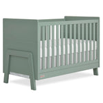 Dream On Me Fisher Price Iris 4-in-1 Convertible Crib in Meadow Green, Greenguard Gold & JPMA Certified, Converts from Baby Crib to Day Bed, Full-Size Bed and Toddler Bed