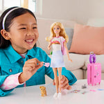 Barbie Doll & Accessories, Travel Set with Puppy and 10+ Pieces, Suitcase Opens & Closes, Barbie "Malibu" with Blonde Hair