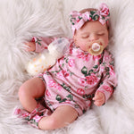 BABESIDE Lifelike Reborn Baby Dolls - 20 inch Sleeping Realistic Newborn Baby Dolls Soft Body Real Life Baby Dolls Girl with Accessories Gifts for Kids Age 3 + & Collection