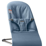 BabyBjörn Bouncer Bliss, Woven mélange, Blue | 2-in-1 Adjustable Baby Bouncer Seat and Toddler Chair, Newborn to Toddler (8-29 lbs), 4 Positions, Lightweight & Portable