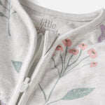 little planet by carter's unisex-baby Sleep and Play made with Organic Cotton, Botanical Butterfly Print, 3M