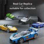 Yewkou 1:64 Scale Die-Cast Metal Toy Cars 12-Pack Vehicles Set, Includes Pickup, Racing Cars, Sports Cars for Display or Play, Great Gift for Kids Age 3 Years and Up (12 Pack)