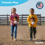 WALIKI Stick Horse Toy for Boys and Girls | Fun Cowboy & Cowgirl Pretend Play | Cool Toys for Kids Ages 3 4 5 6 | Birthday Gift for Active Toddlers (Brown)