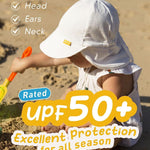FURTALK Baby Sun Hat UPF 50+ UV Ray Sun Protection Cotton Toddler Hats for Boys Girls