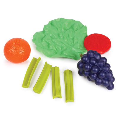 Learning Resources Healthy Lunch Basket - 17 Pieces, Ages 3+ Pretend Play Food for Toddlers, Preschool Learning Toys, Kitchen Play Toys for Kids