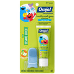 Orajel Naturals Fluoride-Free Toothpaste and Finger Brush for Babies, 1 Oz