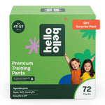 Hello Bello Premium Training Pants, Size 4T-5T (38+ lbs) Surprise Pack - 72 Count, Hypoallergenic with Soft, Cloth-Like Feel - Assorted Patterns for Girls