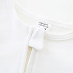 Baby Romper 100% Cotton Pajamas One Piece Long Sleeve Zipper Footie Onesie for 0~12M Baby