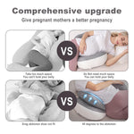 Chilling Home Pregnancy Pillow, Maternity Pillow for Pregnant Women, Pregnancy Pillows for Sleeping Portable, Pregnancy Wedge Pillow, Body Pillow Support for Back, Belly, Waist, Grey